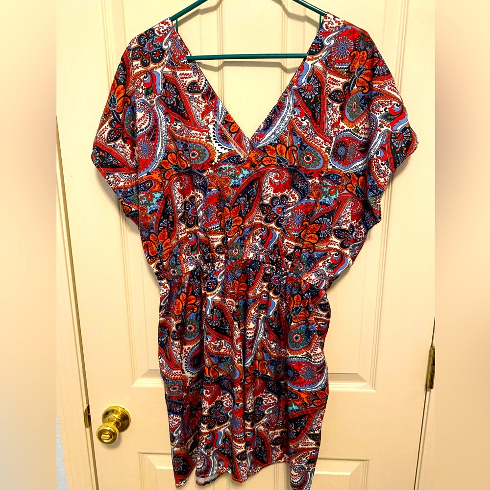Cupshe double-v coverup dress
